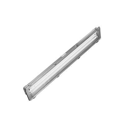 tubular lighting fixture / ceiling-mounted / fluorescent tube / corrosion-resistant