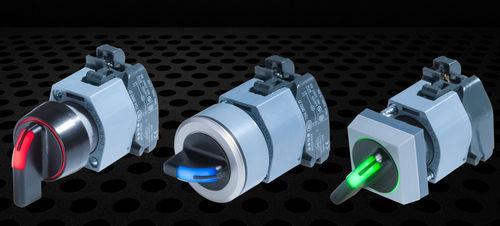 selector knob switch / multipolar / IP67 / illuminated