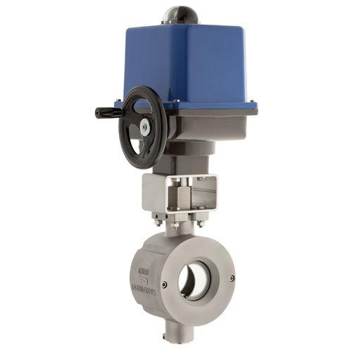 ball valve / regulating / dome / stainless steel