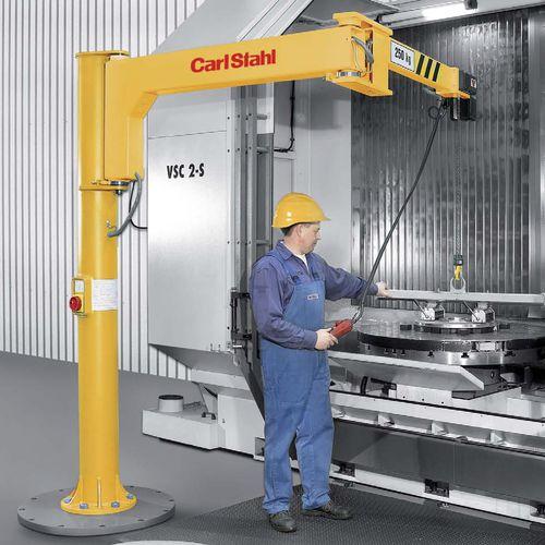 pillar jib crane / wall-mounted / electric