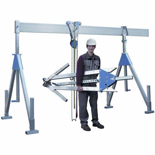 workshop gantry crane / aluminum / single-girder