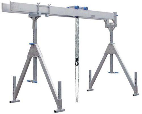 workshop gantry crane / aluminum / double-girder / heavy-duty