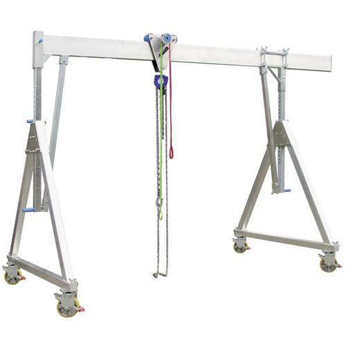 workshop gantry crane / mobile / aluminum / single-girder