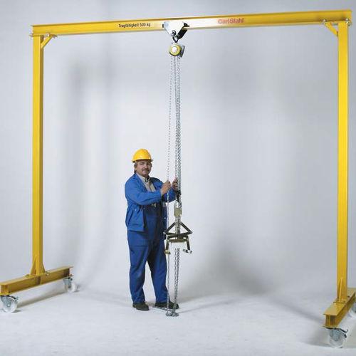 workshop gantry crane / mobile / single-girder