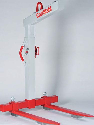 adjustable fork / for cranes / for pallet handling