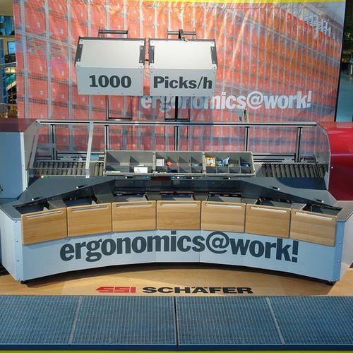 ergonomic workstation / order-picking