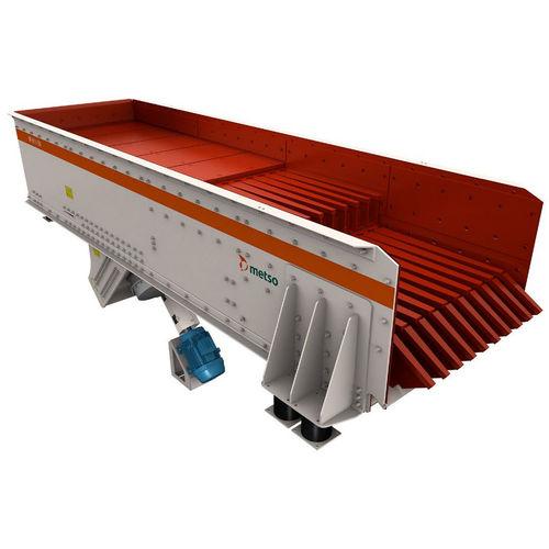 grizzly feeder / vibrating / continuous-motion / conveyor belt