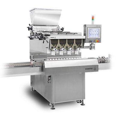 automatic counting and filling machine / continuous / tablet / capsule