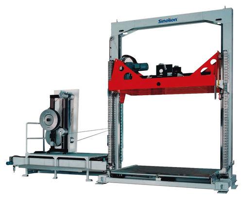 unmanned strapping machine / lateral / fully-automatic