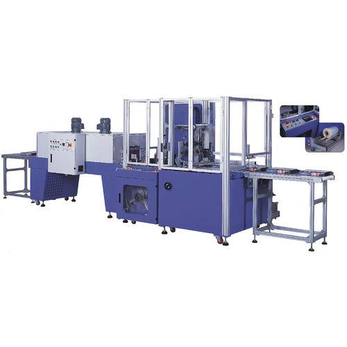 fully-automatic shrink wrapping machine / high-speed / with shrink tunnel