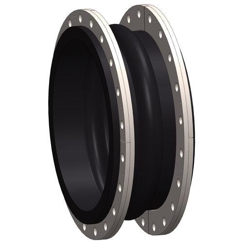 axial pipe expansion joint / rubber / waterproof