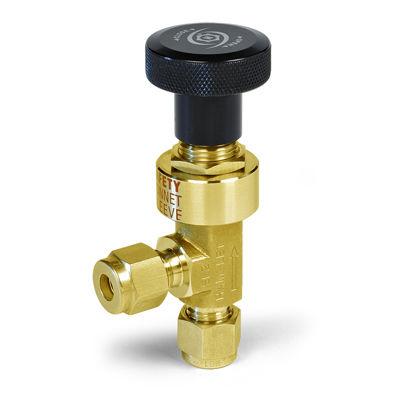 needle valve / flow-control / compact / corner